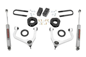 GMC Sierra 1500 Suspension Lift Kit - Front + Rear - Rough Country - 3.5 Inch Lift Kit | Mono Leaf Rear - 2025+